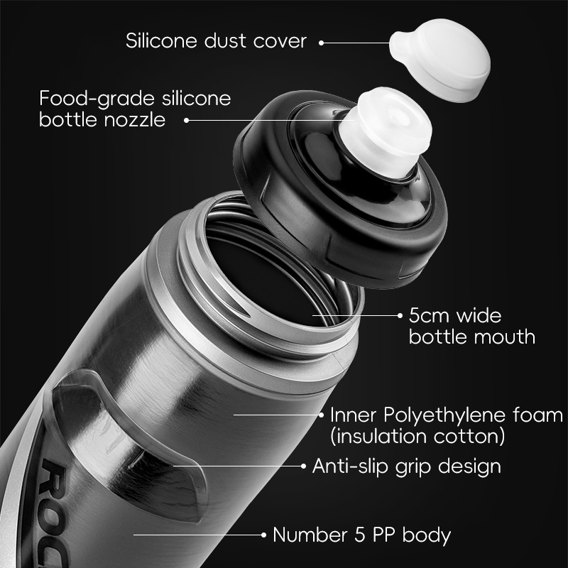 ROCKBROS-botella de agua para  - Portable Bottle Warmer reseña y precio